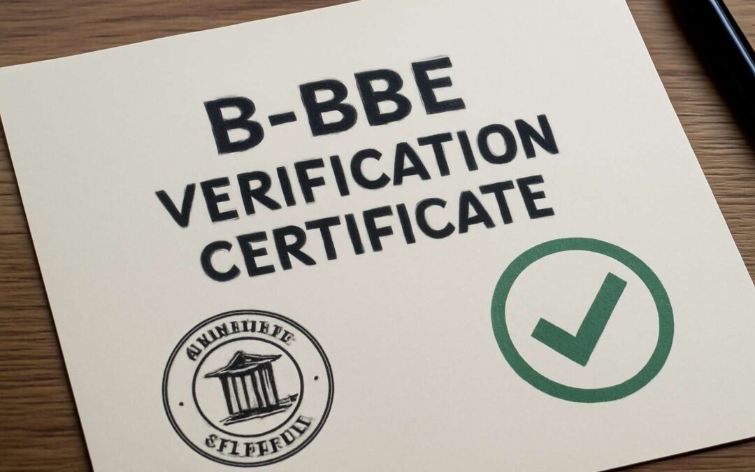 Elevate Your Reputation with a bbbee verification certificate