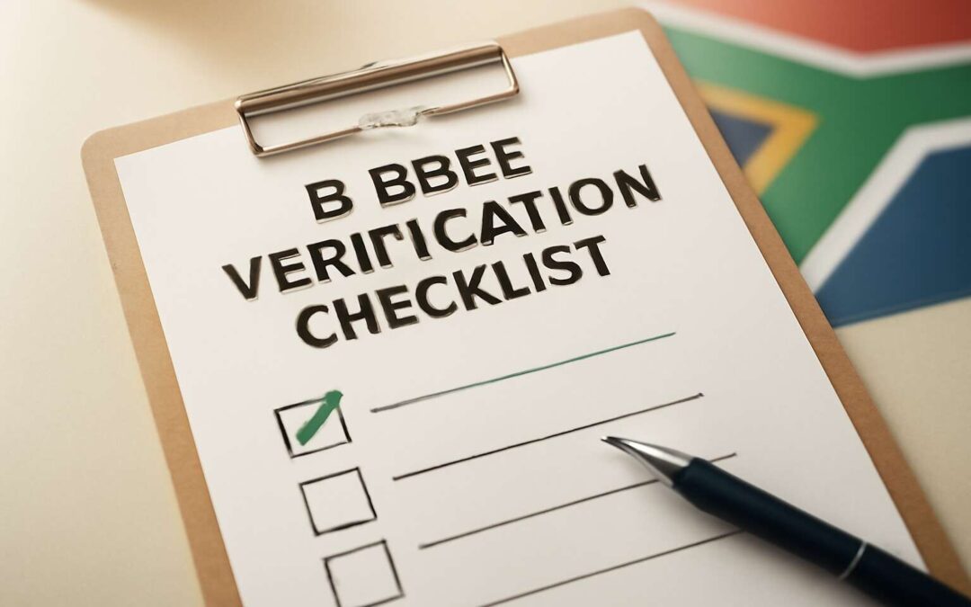 bbbee verification checklist